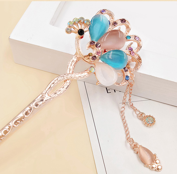 Kẹp tóc cổ điển retro bọ cạp cổ đại hàng ngày nhỏ tươi cổ tiara bước tua phụ nữ Hanfu hoang dã băng đô
