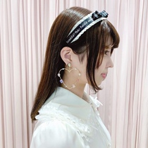 30% off yuka Japan rosemarie Peach gem earrings earrings earrings cute girl