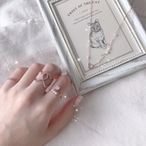 Bag Group Hair Yuka Japan Moca Day Ensemble Teenage Girl Cute Fashion Gem Studded Opening Ring