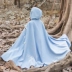 Quần áo thu đông nữ 2019 mới thêu áo choàng dài nữ dày ấm áp áo choàng lớn Hanfu bên ngoài áo khoác lông - Accentuated eo áo áo khoác dáng dài hàn quốc Accentuated eo áo