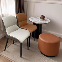 Simple Modern Home Dining Chair, Light Luxury with a High-End Feel, Designer Stool with Backrest, Italian Minimalist 2025 New Model Chair