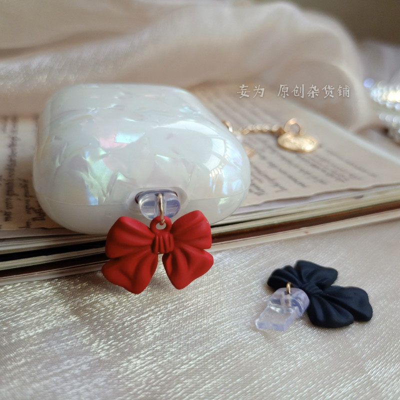 Butterfly knot dust stopper suitable for Huawei Apple mobile phone charging port type c cute creative day system silicone gel