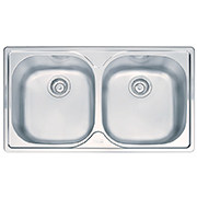 Franka FRANKE sink PFX620B and tap at the top of the