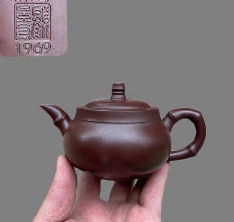 特價處理宜興紫砂壺顧景舟款原礦純手工防老做舊高檔石瓢老茶壺-淘寶