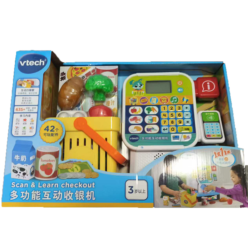 Vtech 591518 Multifunctional Interactive Cash Register Children's Toy Gift Vtech 591518 Multifunctional Interactive Cash Register Children's Toy Gift