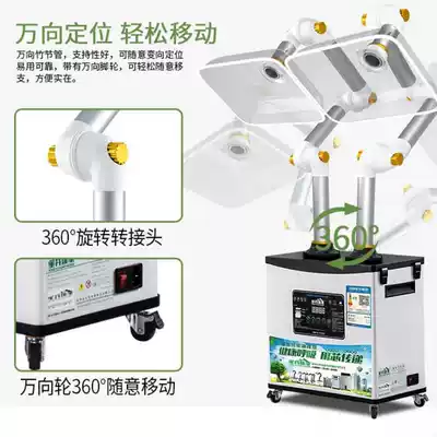 Moxibustion smoke purifier Deodorant Moxibustion smoke exhaust machine Household Moxibustion air purifier Moxibustion hall smoke exhaust system