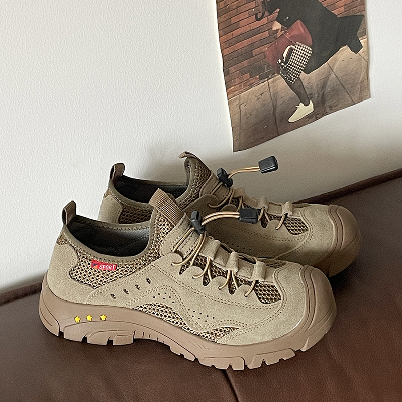 Mr. Shus Lightweight and Breathable Outdoor Hiking Shoes for Men and Women, Couple Models, 2025 Anti-Smash, Anti-Puncture, Wear-Resistant Safety Shoes