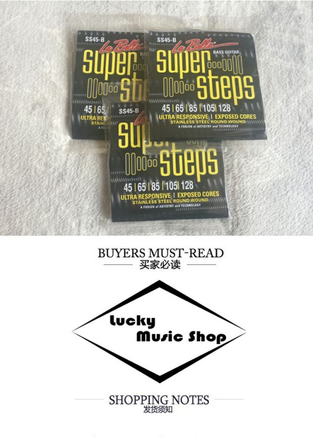 [Nhạc cụ LuckyMusic] La Bella SS45 SS45-B 42B dây bass không có dây - Phụ kiện nhạc cụ các dây đàn guitar