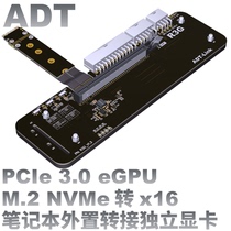 ADT R3G Notebook graphics card External external to M 2 nvme PCIe3 0x4 docking station full speed stability