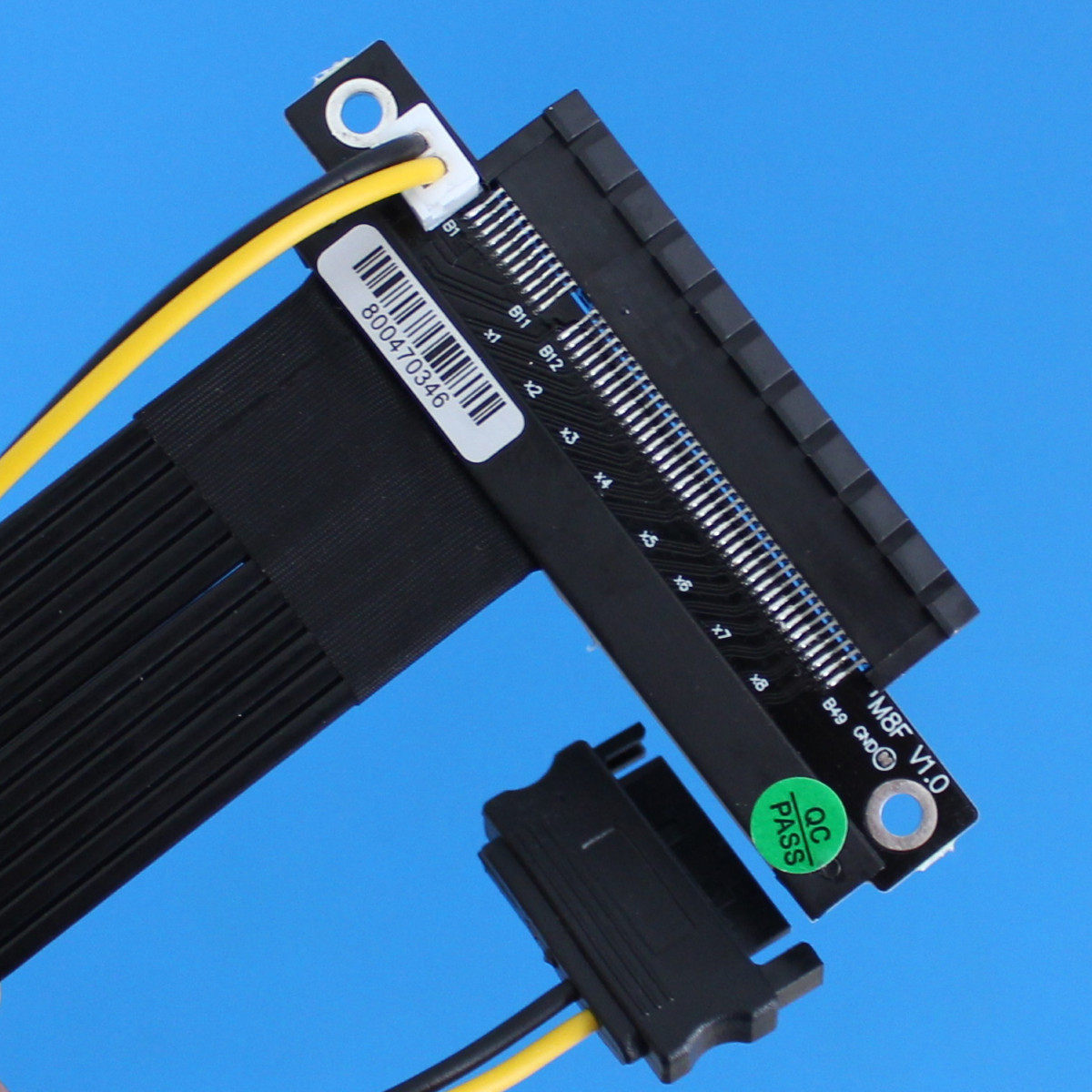 ADT-Link-M.2 nvme-pci-express 4.0x8ライザーケーブル、オス-メス