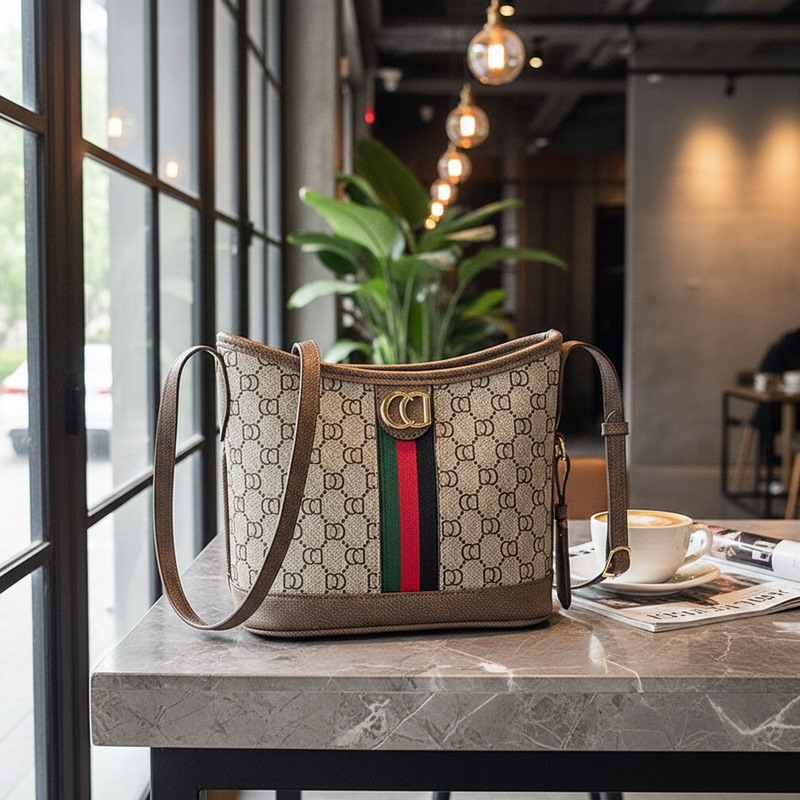 Gucci Women's Niche Design High-End Fashion Luxury Impression Workshop Brand Original Single Shoulder Crossbody Bag Gucci Women's Niche Design High-End Fashion Luxury Impression Workshop Brand Original Single Shoulder Crossbody Bag