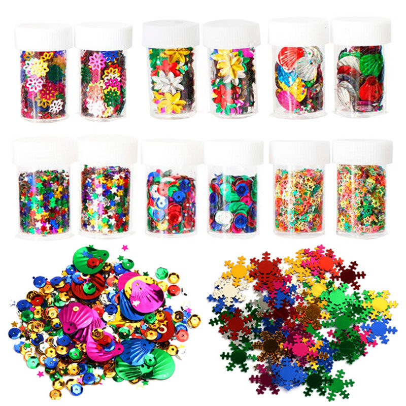 Color Bright Sheet Children Handmade Diy Decorative materials Ring Clothing Accessories Accessories Kindergarten Fine Arts and Crafts