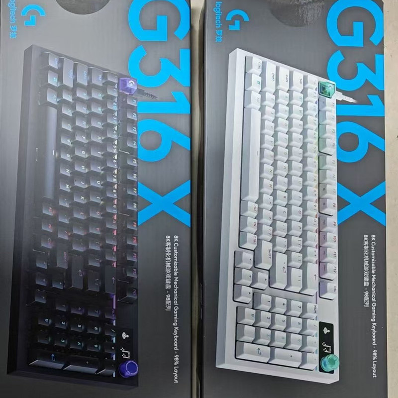 Logitech G316X Customized Mechanical Gaming Keyboard with 98 Keys, Hot-Swappable Switches, Rgb Lighting, and 8K Refresh Rate Logitech G316X Customized Mechanical Gaming Keyboard with 98 Keys, Hot-Swappable Switches, Rgb Lighting, and 8K Refresh Rate