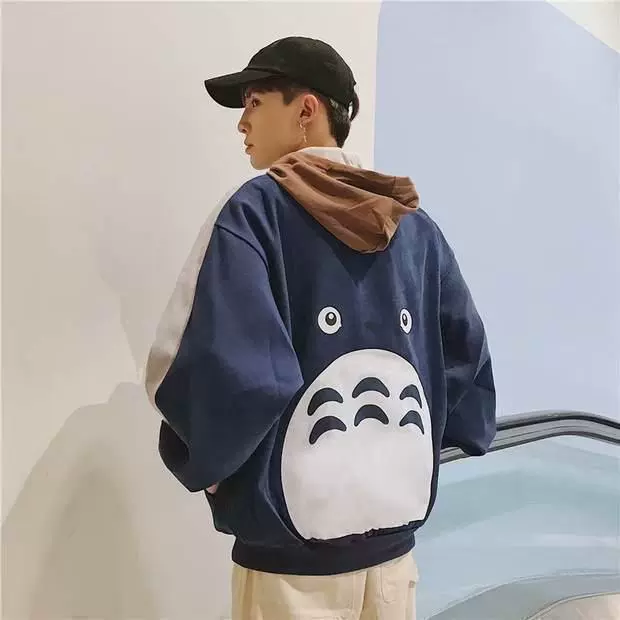 Áo len nam 2018 hoodie mùa xuân và mùa thu mẫu oversized rùa in bf áo khoác cặp đôi sinh viên áo khoác nam đẹp