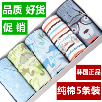 Zhongdai 5-6-7-8-9-10-11-12-13-year-old boy primary school boy boy cotton triangle childrens underwear