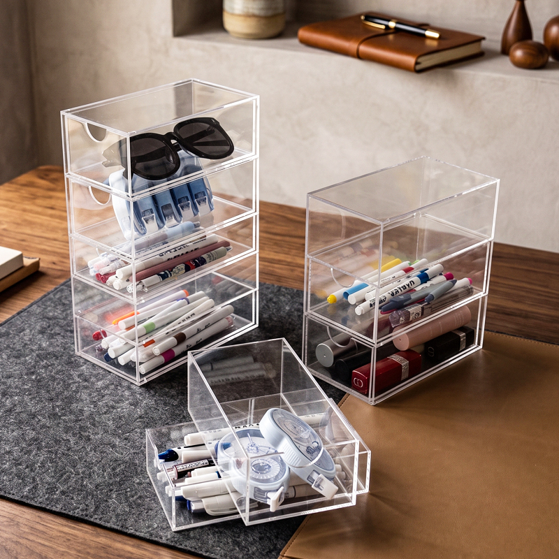 Acrylic Storage Box, Guka Eraser, Colored Pen Holder, Cabinet Box, Tape, Boutique Stationery Display, Drawer-Type Display Acrylic Storage Box, Guka Eraser, Colored Pen Holder, Cabinet Box, Tape, Boutique Stationery Display, Drawer-Type Display