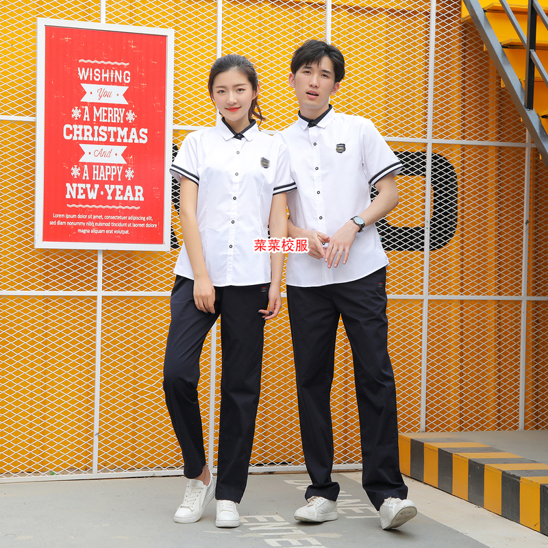 Nanning Student Uniforms for Middle and High School Students, Short-Sleeved and Long-Sleeved White Shirts, Cotton Skirts, Shorts