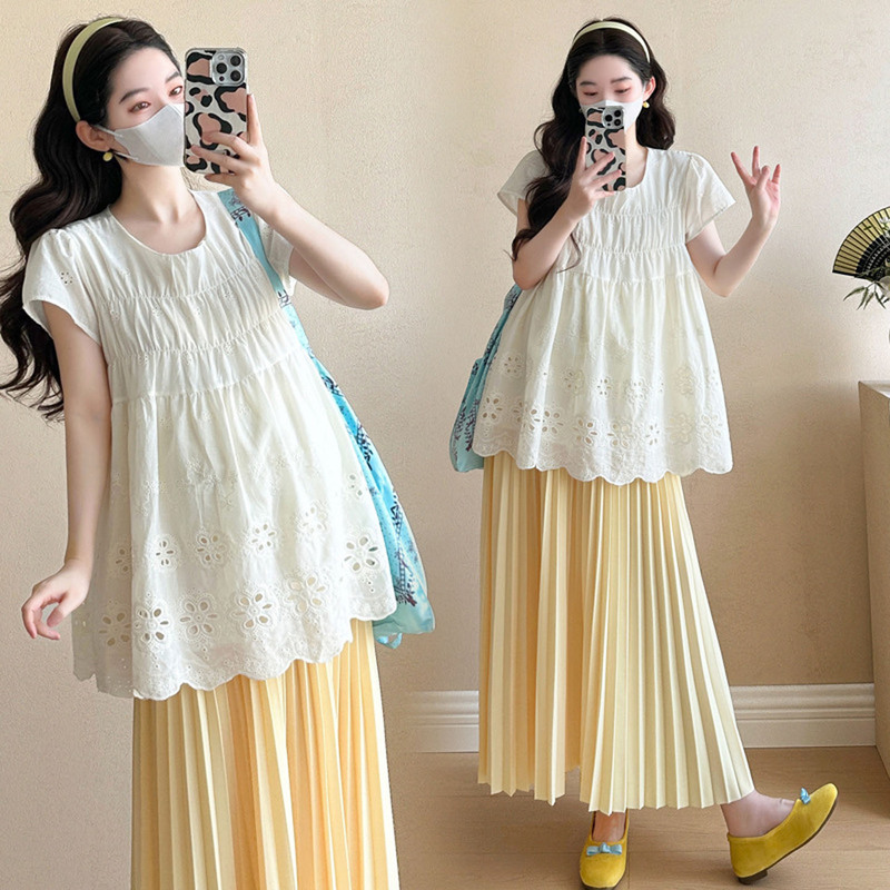 2026 Summer New Stylish Maternity Tops and a Complete Set of Clothes, Including a Pregnancy Skirt Suit 2026 Summer New Stylish Maternity Tops and a Complete Set of Clothes, Including a Pregnancy Skirt Suit