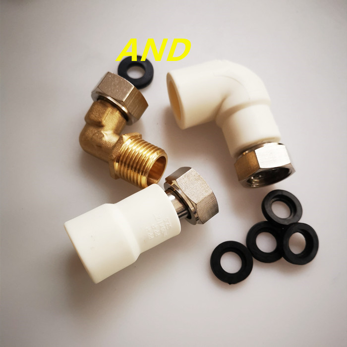 New JINZHAO20 hot water PPR pipe direct elbow tee angle valve water heater special live connection