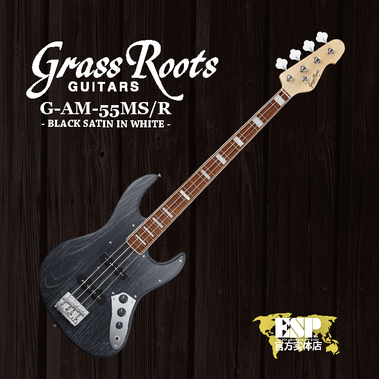(GRASSROOTS) G-AMAZE BKSIWH Getting started in the order electric bass medium string length