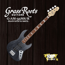 (GRASSROOTS) G-AMAZE BKSIWH BEGINNER ADVANCED ELECTRIC BASS MEDIUM STRING LENGTH