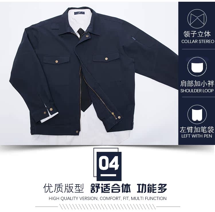Bảo hiểm lao động quần áo phù hợp với nam hàn điện chống vảy mặc quần yếm hàn thợ hàn tùy chỉnh mùa xuân và mùa thu dài tay bông quần đùi