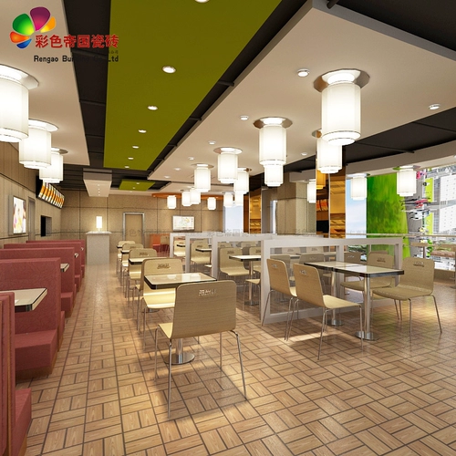 Kfc деревянная плитка плитка на пол McDonald's Fast Restaurant Tile 100 200 Wall Tiles KFC Лестница ступенчатая пол