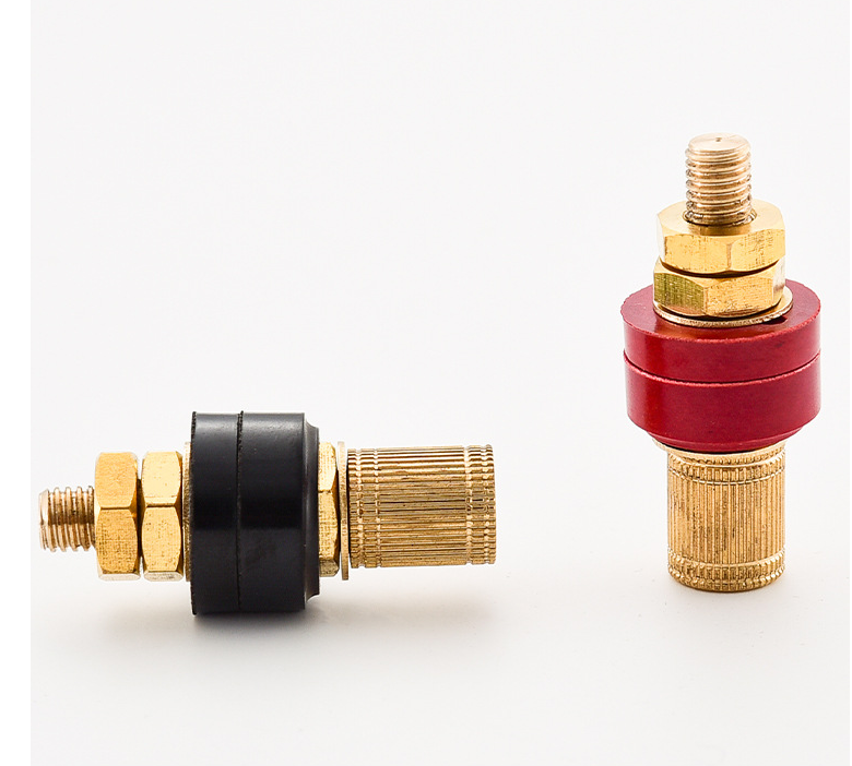 New M8 all-copper copper cap 555 wiring post M8 pure copper wiring terminal large current M8 tone stabilized inverter