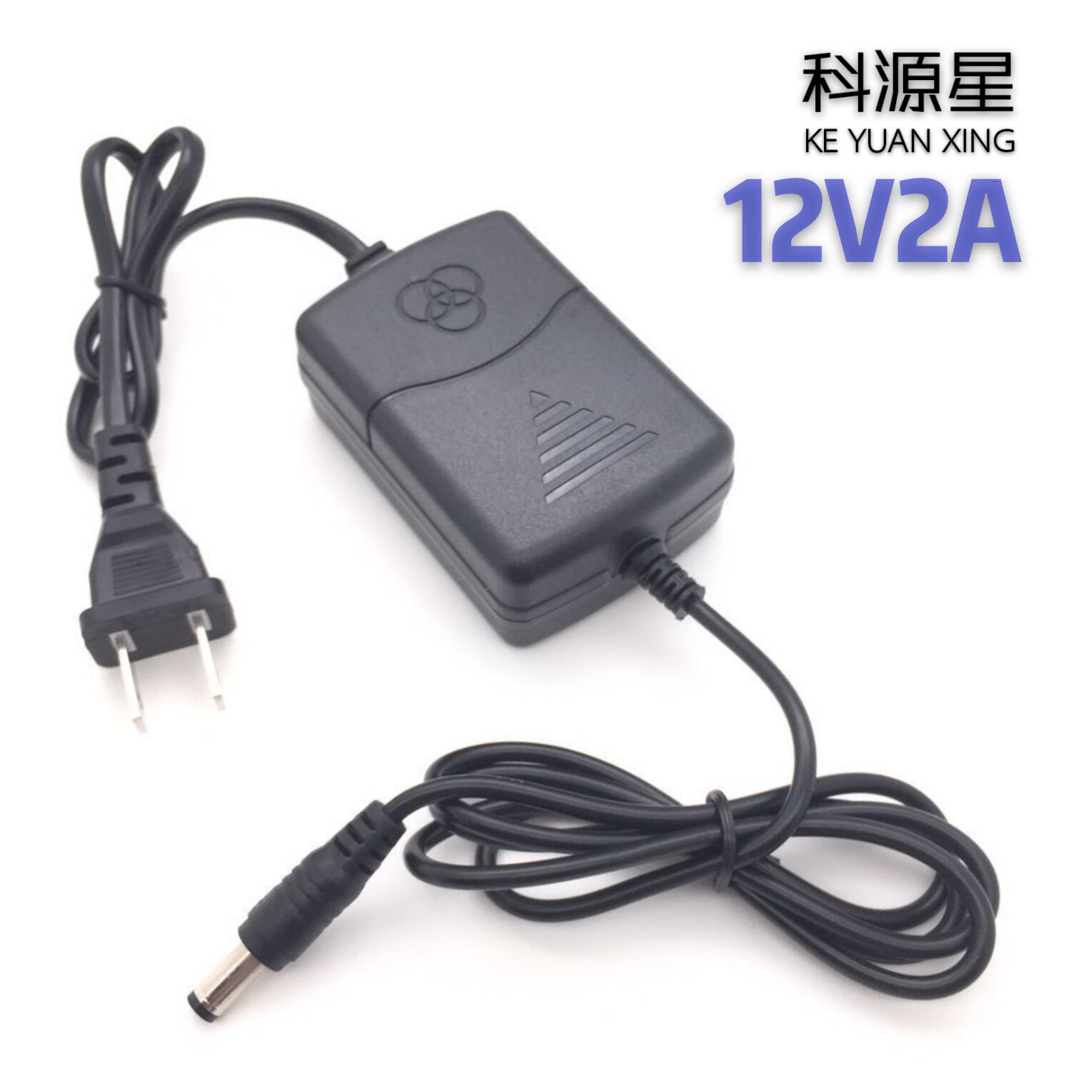 12V2A two-wire power adapter transformer pull rod audio monitor mobile DVD12 volt 2 amp charger