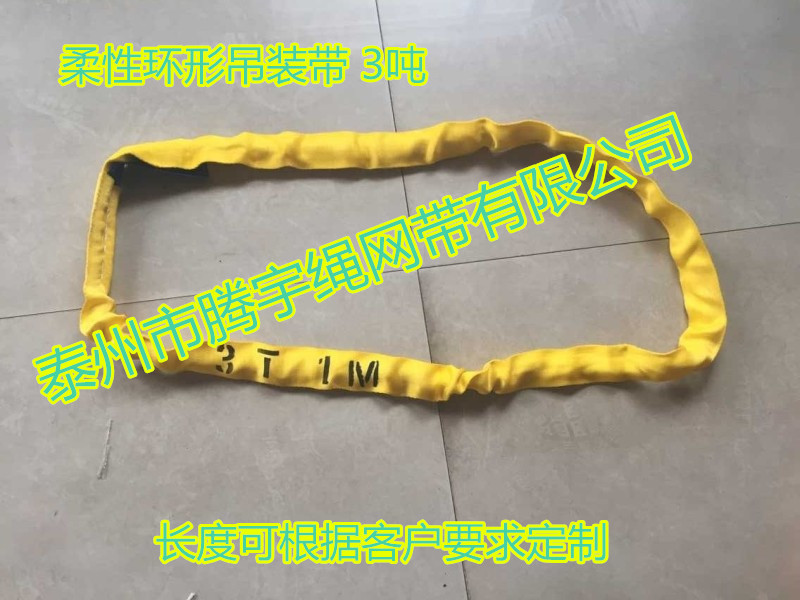 3T2m Ring sling Flexible sling 3T round lifting sling 3T4m6m round lifting belt 3 tons