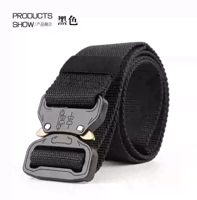 Cobra tactical belt Black Hawk training men's outdoor multifunctional nylon belt military fans inside and outside canvas belt