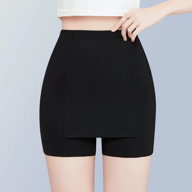 Тонкие двойные-layer leggings, безопасные брюки, защитное нижнее белье, шорты, высокая талия