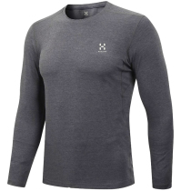 Round neck sports long sleeve T-shirt men quick-drying loose breathable running shirt fitness training moisture wicking body shirt