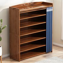 Door shoe rack Corridor Outdoor economical shoe cabinet Simple door living room household bamboo dustproof rental room good things