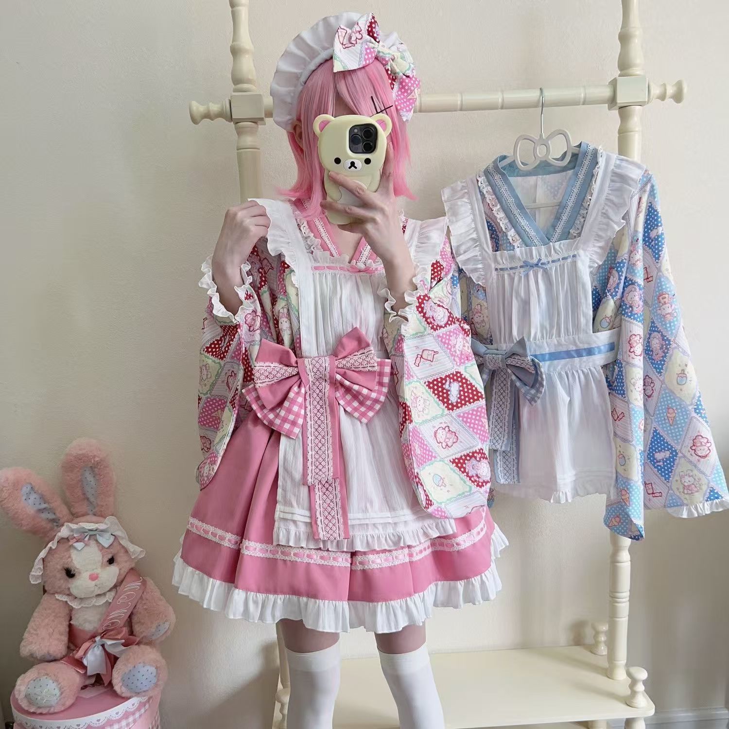 ~白糖少女原创设计Lolita洋装可爱和风女仆连衣裙夏_Cosplay女装_淘宝游戏网