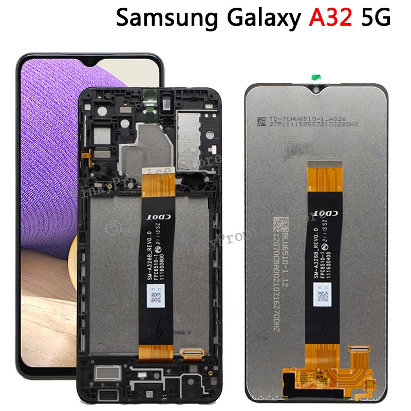Suitable for Original Samsung A32 5g Sm-A326 Lcd Display Screen Assembly with Frame