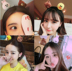 LINE chính hãng Cartoon Cartoon Hair Band Brown Xiong Ke Niu Rabbit Hair Rope Hair Oak Xem Sweet Rubber Band Hair Ring Phụ kiện tóc dây buộc tóc hoa cúc Phụ kiện tóc