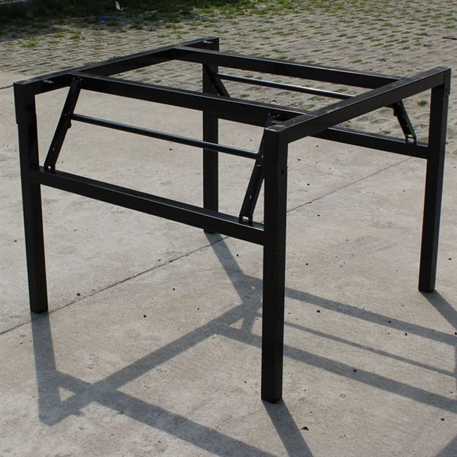 Cộng với bàn tròn lớn nhiều lớp bàn ăn sắt nhiều lớp gấp đồ nội thất khung bàn mới Trung Quốc bàn vuông thanh bàn vườn - FnB Furniture chân bàn sắt sơn tĩnh điện