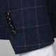 Casual suit men's jacket single-piece top new slim fit fashion style Korean plaid small suit male British fashion