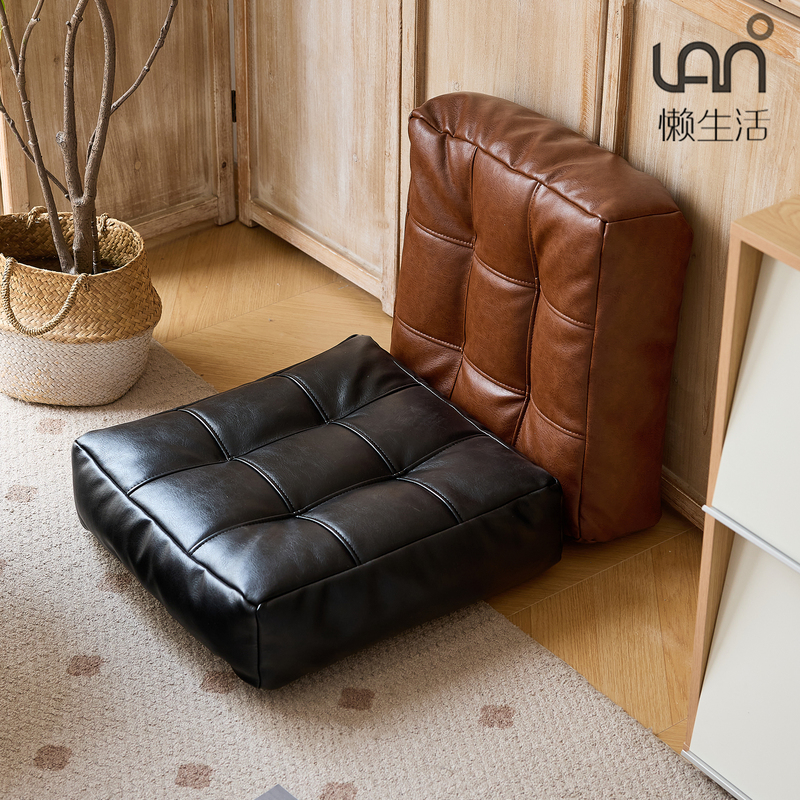 Lazy Living Floor Cushion Leather Small Ottoman Bay Window Tatami Thickened Cushion Japanese-Style Floor Cushion Tea Room Meditation Mat Lazy Living Floor Cushion Leather Small Ottoman Bay Window Tatami Thickened Cushion Japanese-Style Floor Cushion Tea Room Meditation Mat