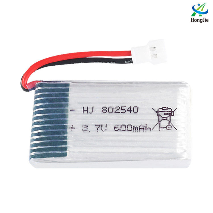 Factory direct sales drone battery 3 7V 600mAh lithium battery X5CX5SW model aircraft battery 802540 spot