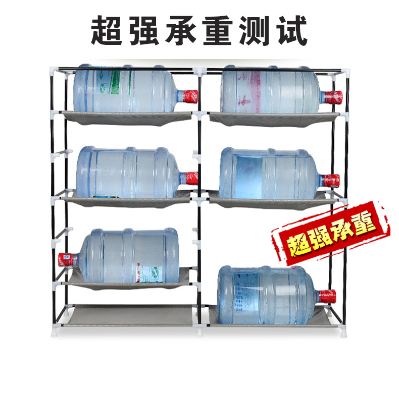 Chống bụi nhiều lớp giá giày đơn giản chống bụi hộ gia đình đa chức năng công suất lớn lắp ráp tủ giày với vải che bụi cửa - Kệ ke sach