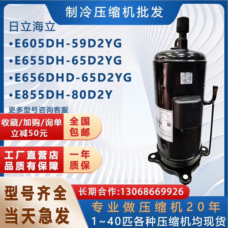 E655DH-65D2YG suitable for Hitachi 6 Paced Frequency Conversion Compressors E655DHD E655DHD E656DHD E605