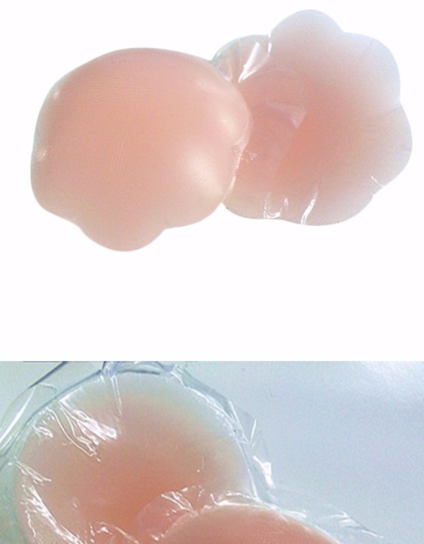 Siêu mỏng thoáng khí núm vú nhỏ chống va chạm nam và nữ silicone núm vú dùng một lần miếng dán núm