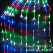 Curtain waterfall light led color light flowing water outdoor waterproof light string Christmas light background decorative light factory