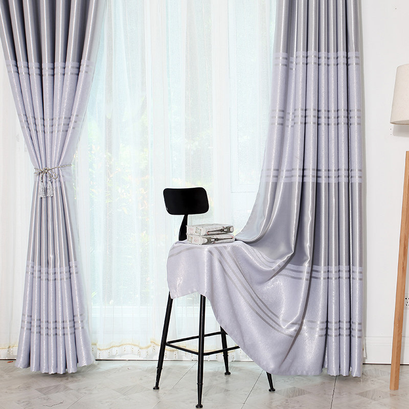 Curtain finished product clearance window shading cloth curtain cloth bedroom balcony European curtain simple modern custom finished product