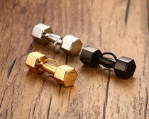 Men pendant fashion personality stainless steel dumbbell barbell pendant fitness sports jewelry PN-558