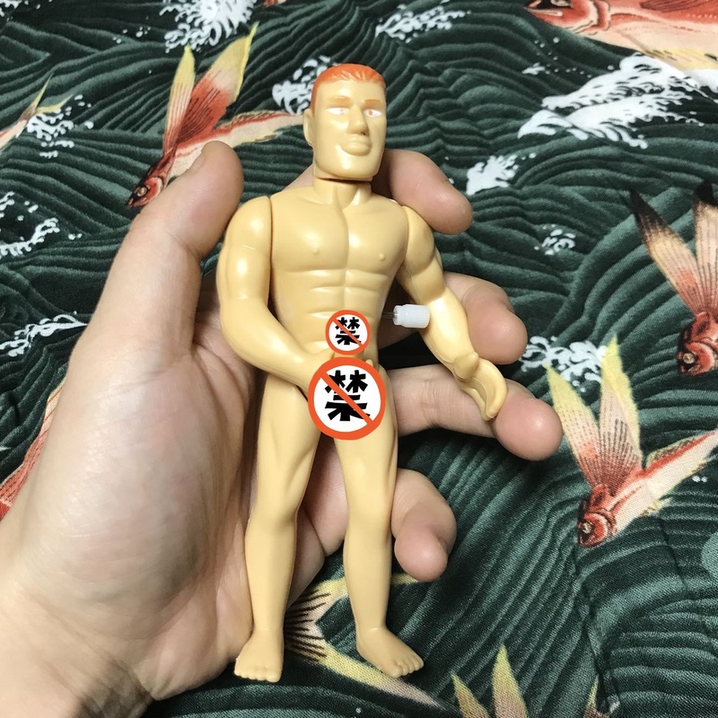 Macho Man April Fool's Day Gift Airplane Muscular Man Prank Toy Wind-Up Toy Creative Silly Toy