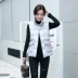 Áo vest nữ mùa thu đông 2018 mới ngắn Hàn Quốc phiên bản tự trồng dày hoang dã thời trang áo khoác cotton cho nam áo khoác nữ kaki Áo vest