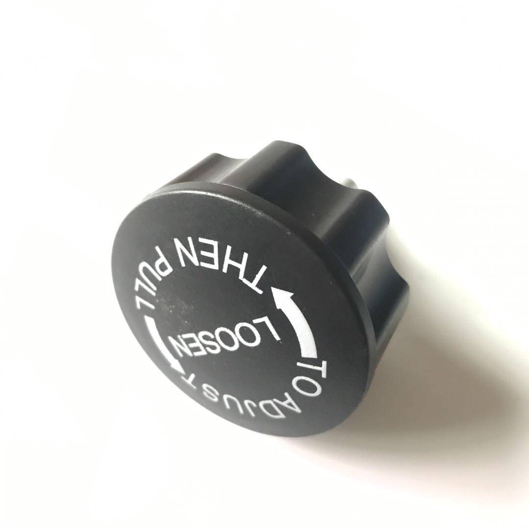 Fitness equipment accessories plug-in fitness equipment grey-white double-color unword draw-out dynamic bicycle adjustment plug and uptake